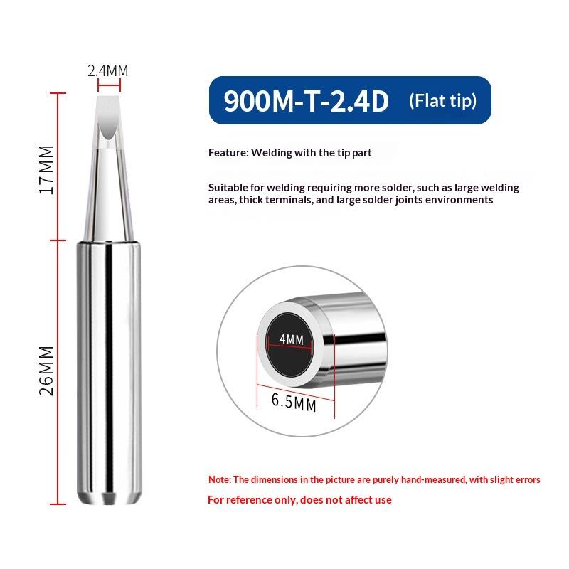 Diy Kit Elektronik - 5Pcs/10Pcs 900M-T Soldering Iron Tips Set