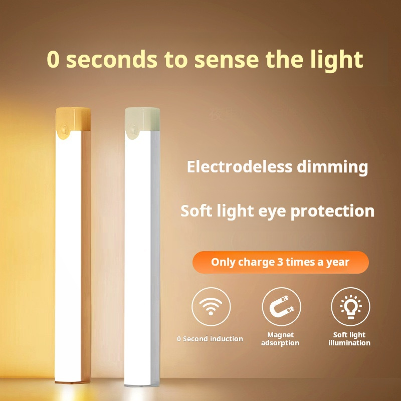 Ldr Light Sensor - 1pc Wireless Rechargeable LED Motion Sensor