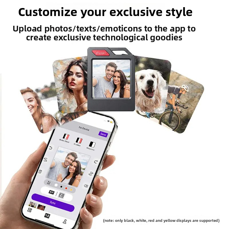Original Color E-Ink Smart Key - Diy Electronics Location recension och pris