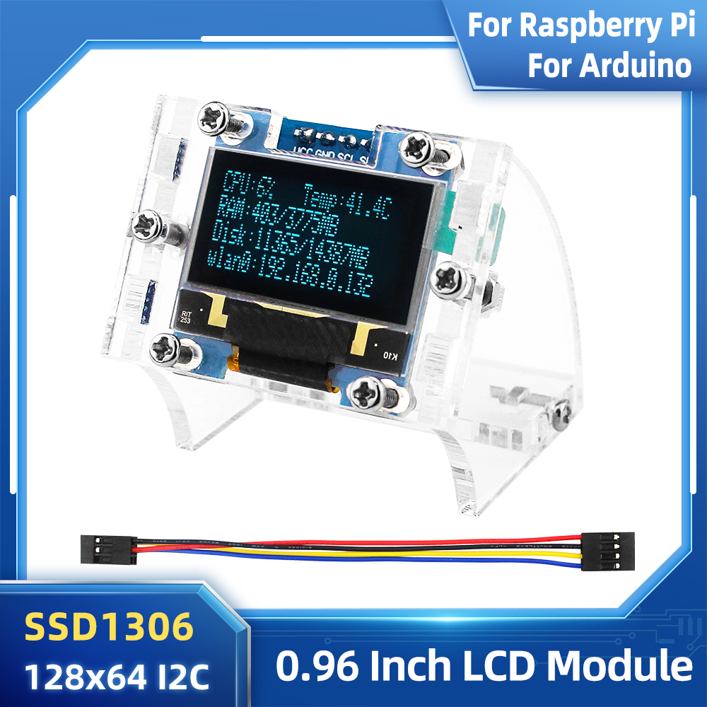 0.96 Inch OLED SSD1306 I2C IIC - I2C Lcd Display recension och pris