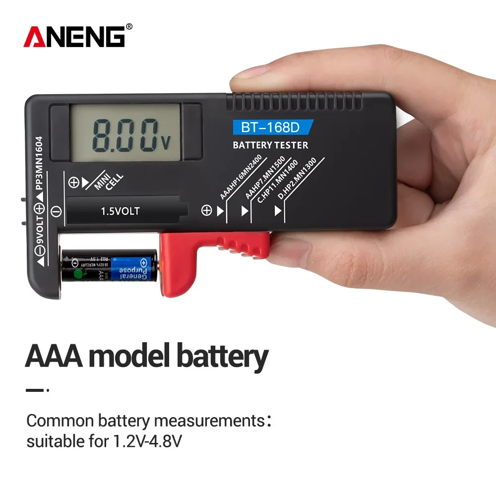 Digital Battery Tester ANENG B - Diy Electronics Test Equipment recension och pris