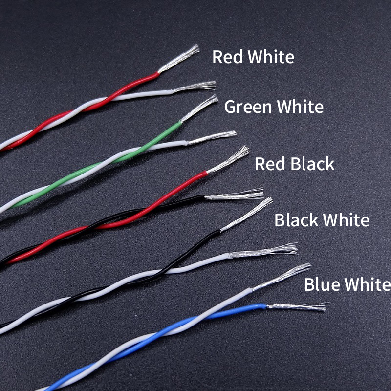 2M/10M 2pins PTFE Wire 30/26/2 - Diy Electronics Audio recension och pris