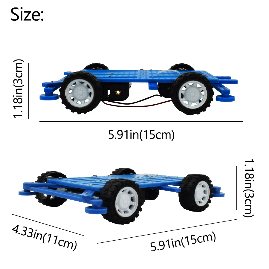 Electronic Kit 4WD Toy Kids Sc - Diy From Old Electronics recension och pris