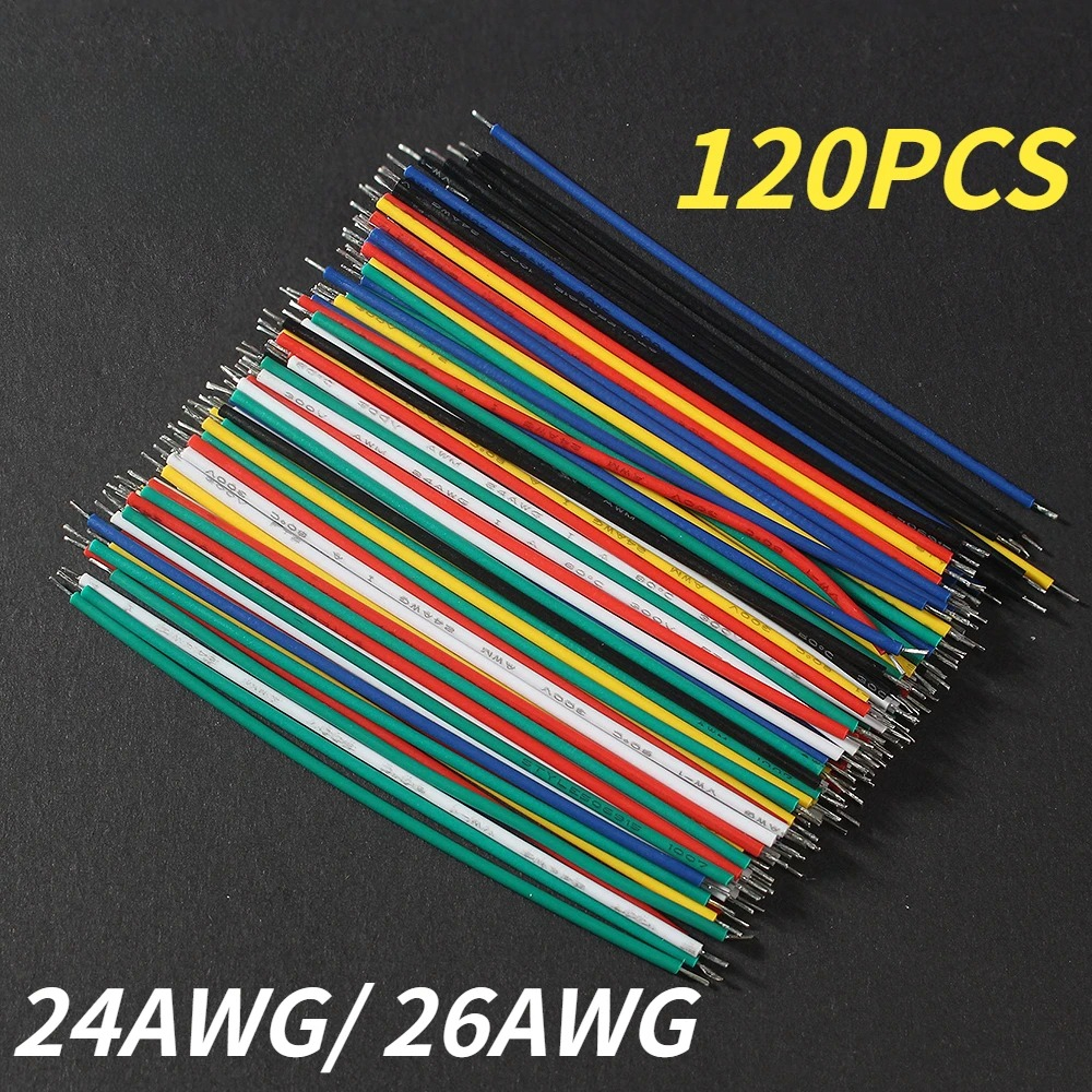 120PCS 24AWG/26AWG Tinned Copp - Diy Electronics Raspberry Pi recension och pris