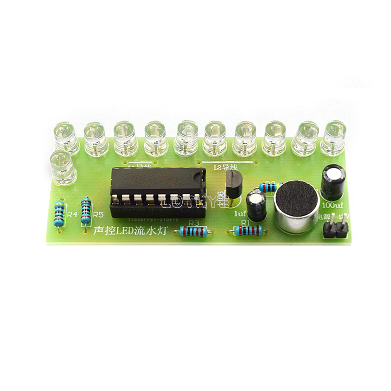 CD4017 Voice Control LED Water - Diy Electronics For Beginners recension och pris