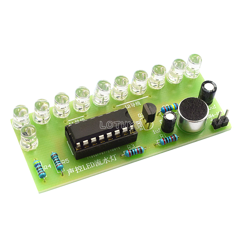 CD4017 Voice Control LED Water - Diy Electronics For Beginners recension och pris