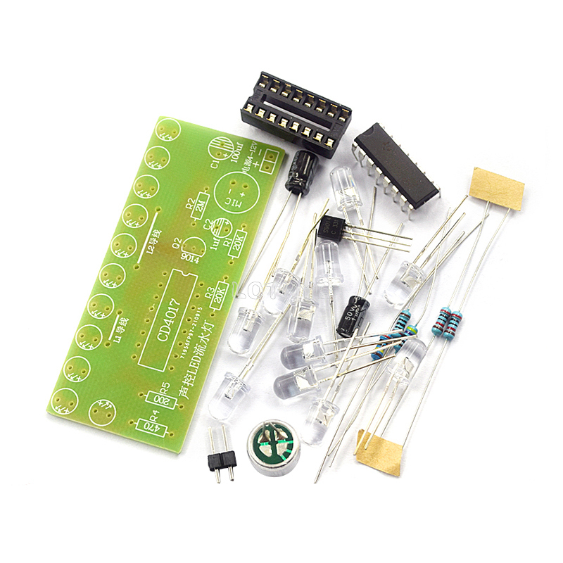 CD4017 Voice Control LED Water - Diy Electronics For Beginners recension och pris