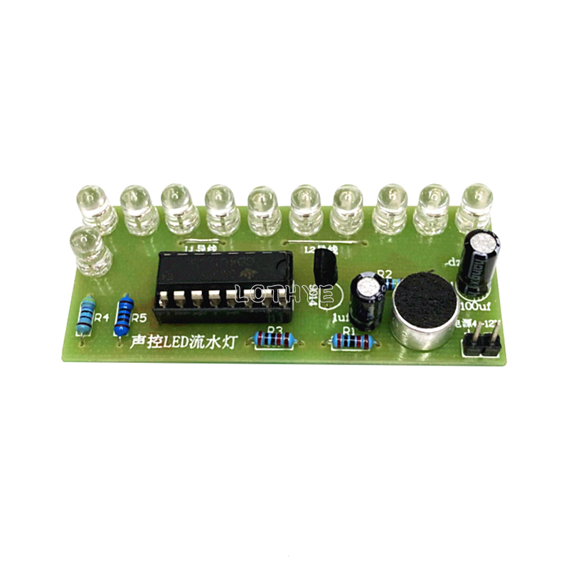 CD4017 Voice Control LED Water - Diy Electronics For Beginners recension och pris