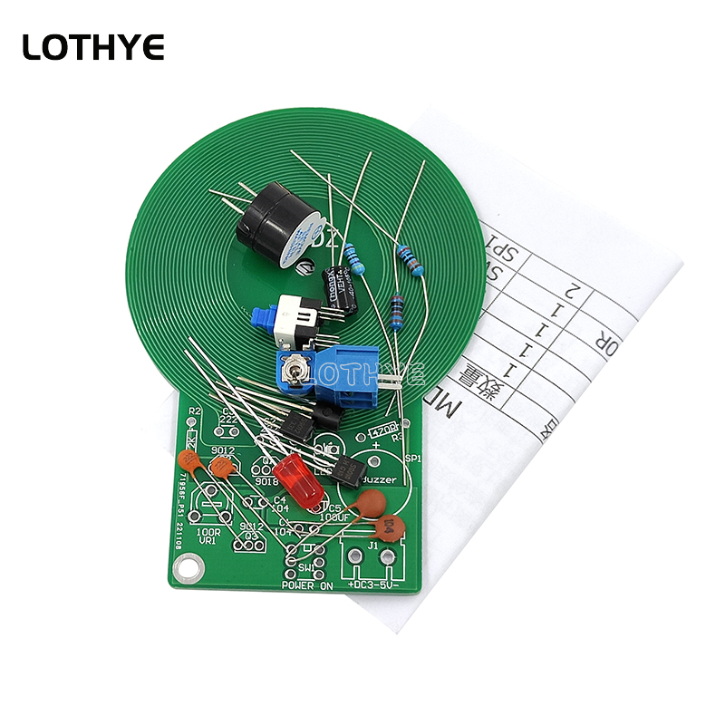 DC 3V-5V Metal Detector Kit DI - Diy Electronics For Beginners recension och pris