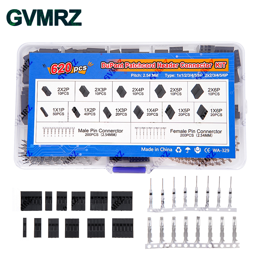 620PCS DuPont Header Connector - Diy Electronics For Beginners recension och pris