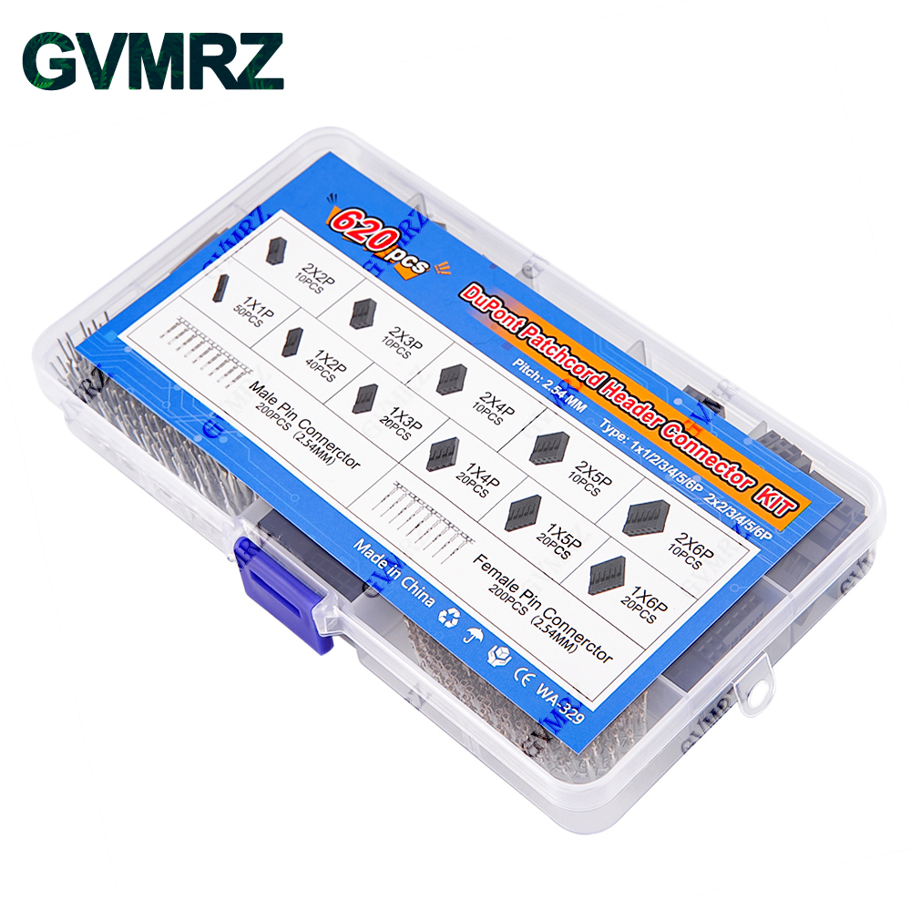 620PCS DuPont Header Connector - Diy Electronics For Beginners recension och pris
