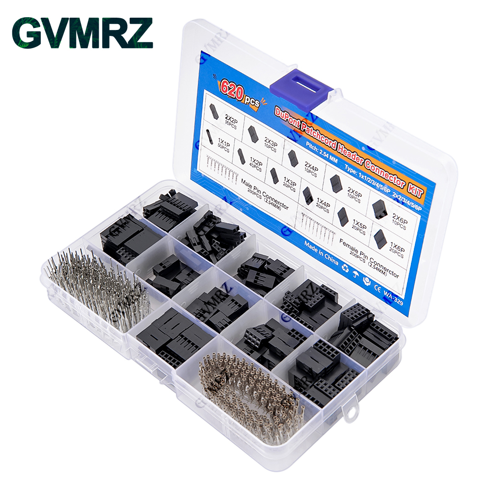 620PCS DuPont Header Connector - Diy Electronics For Beginners recension och pris
