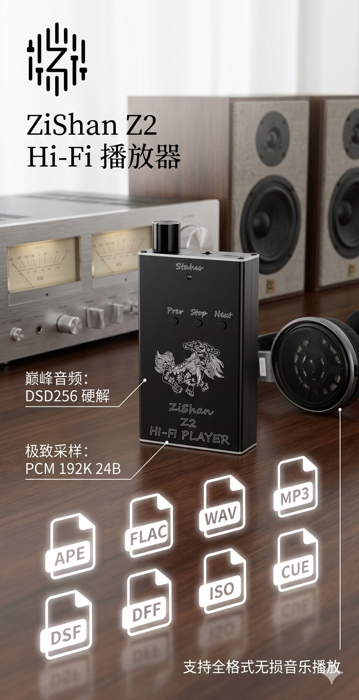 Zishan Z2 HiFi DSD Hard Soluti - Diy Electronics Audio recension och pris
