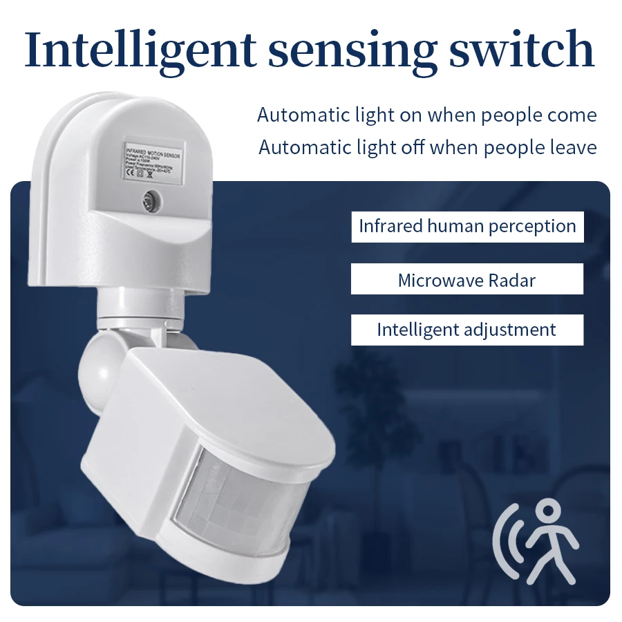 100-240V 12V PIR Motion Sensor - Ldr Light Sensor recension och pris