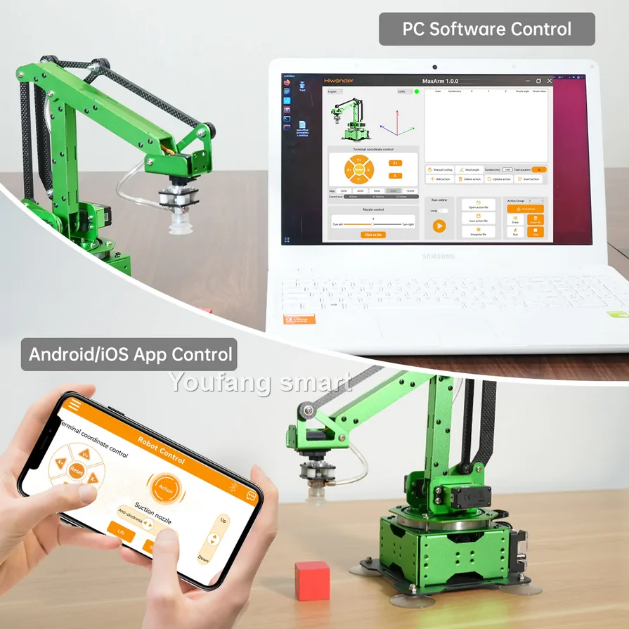 5 Axis Robot Arm with Guide Ra - Diy Kit Elektronik recension och pris